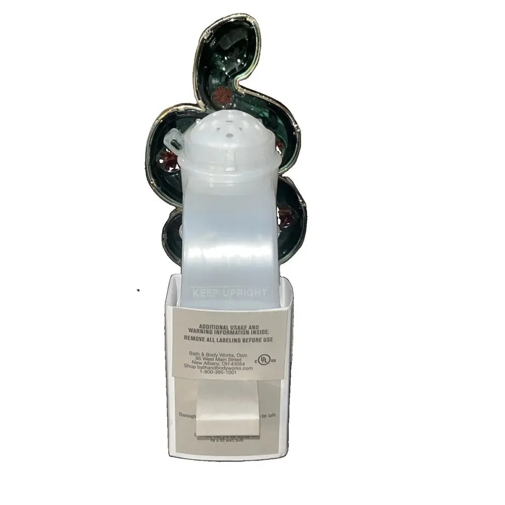 Bath & Body Works Jeweled Snake Wallflower Plug In ScentControl Nightlight Green